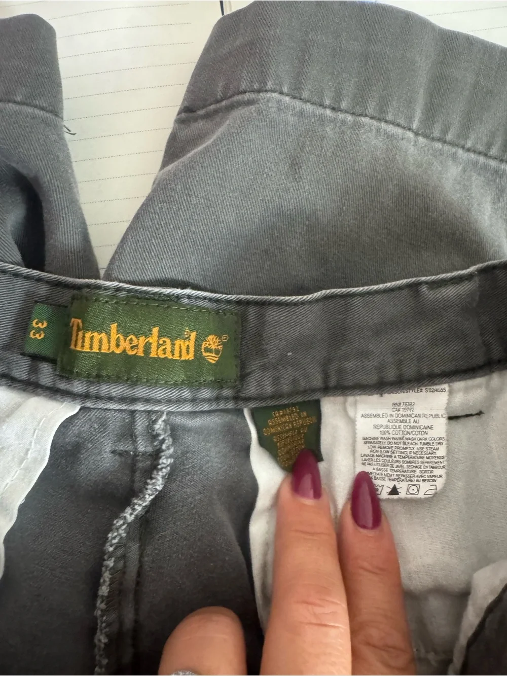 TIMBERLAND Green Olive Khaki Shorts